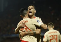 Adrien Thomasson i Florian Sotoca slave gol Lensa, Foto: CHRISTIAN HARTMANN/Reuters