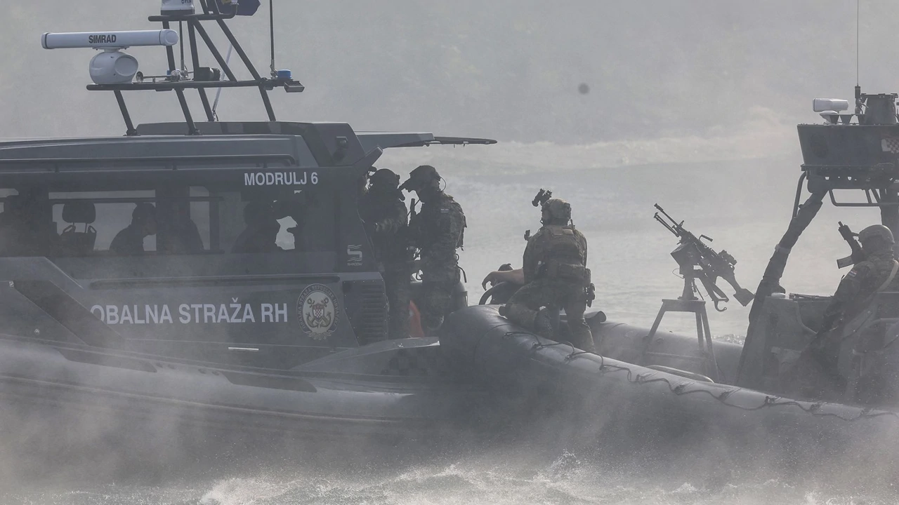 Pokazne voježbe Hrvatske vojske i policije, Foto: Marko Prpic/PIXSELL
