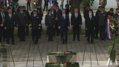 Zoran Milanović s izaslanstvom poližio vijenac, Foto: HTV/HRT