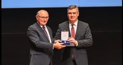 Joso Šibalin i predsjednik RH Zoran Milanović, Foto: Filip Glas/Ured Predsjednika RH