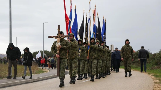 Kolona sjećanja u Škabrnji