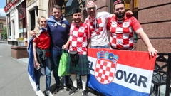 Hrvatski navijači u Glasgowu