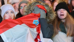 Navijači na Trgu bana Josipa Jelačića