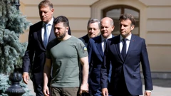 Macron, Scholz, Draghi i Iohannis susreli se s Zelenskim u Kijevu