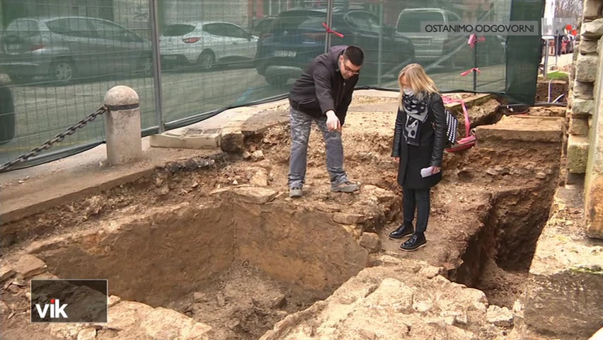 Iskopan kameni torzo u Puli, Foto: Vijesti iz kulture/HRT