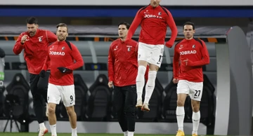 Lucas Holer i Nicolas Hofler na zagrijavanju 