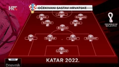 Očekivani sastav Hrvatske za utakmicu protiv Belgije