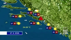 Vremenska prognoza, Foto: HTV/HRT