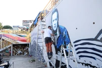 Mural posvećen Arsenu Dediću, Foto: Dusko Jaramaz/Pixsell 
