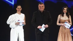 Franka Batelić Ćorluka, Duško Ćurlić i Elizabeta Brodić, Foto: Renato Branđolica/HRT