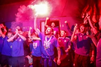 Doček igrača Dinama, Foto: Luka Batelic/PIXSELL
