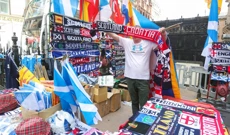 Hrvatski navijači u Glasgowu, Foto: Luka Stanzl/PIXSELL