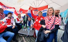 Hrvatski navijači u Pragu, Foto: Boris Kovačev/CROPIX