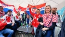 Hrvatski navijači u Pragu