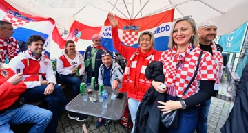 Hrvatski navijači u Pragu