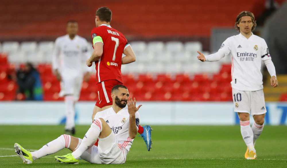 Karim Benzema i Luka Modrić , Foto: David Klein/REUTERS