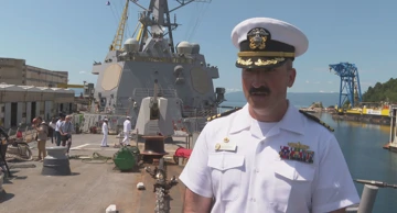 Andrew C. Darjany, zapovjednik broda USS Forrest Sherman