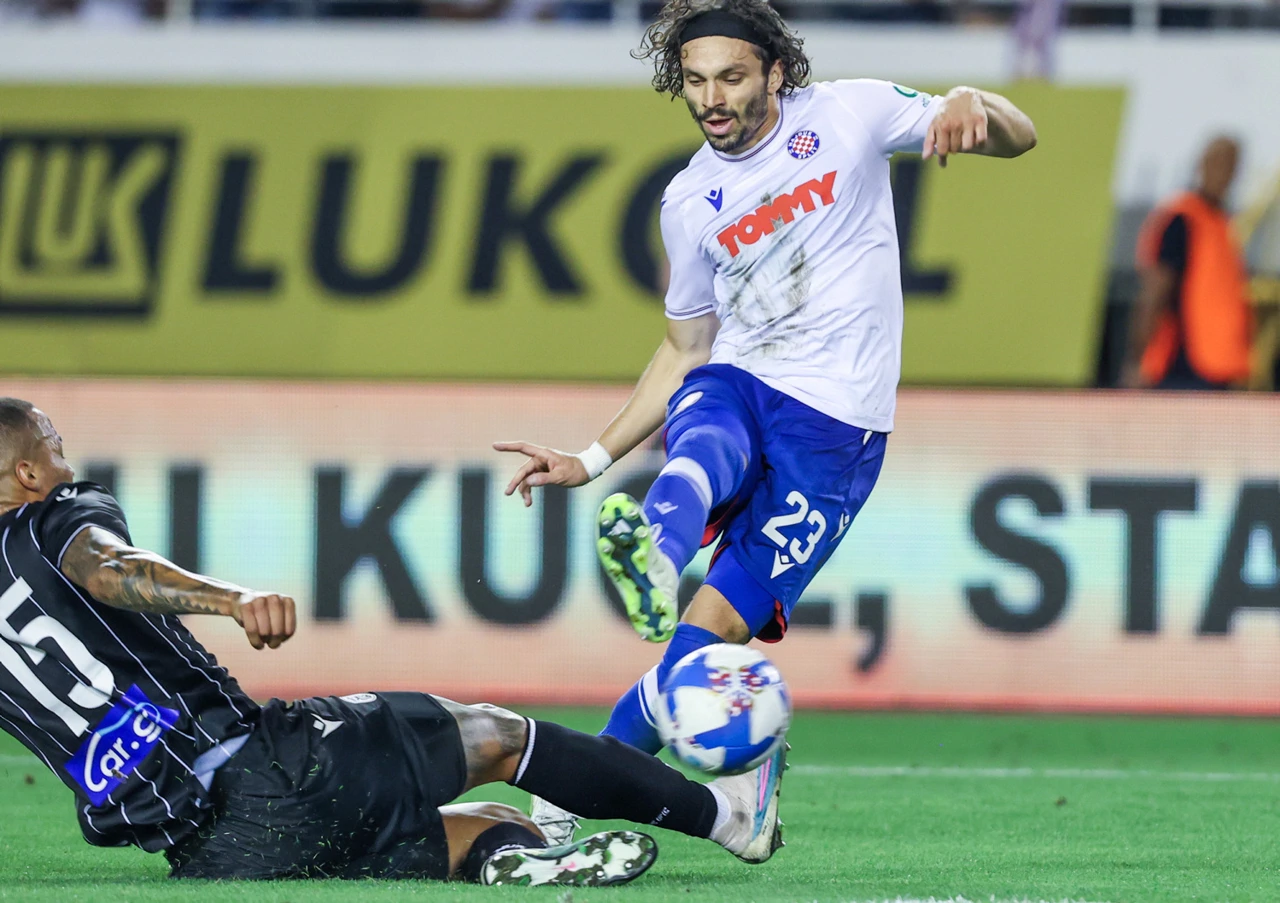 Hajduk - PAOK. Filip Krovinović