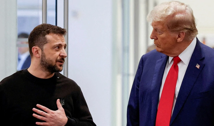 Donald Trump i Volodimir Zelenski