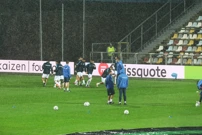 Zagrijavanje igrača Rijeke, Foto: Goran Kovacic /PIXSELL