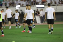 Zagrijavanje uoči Hajduk - Rijeka, Foto: Vojko Basic/CROPIX