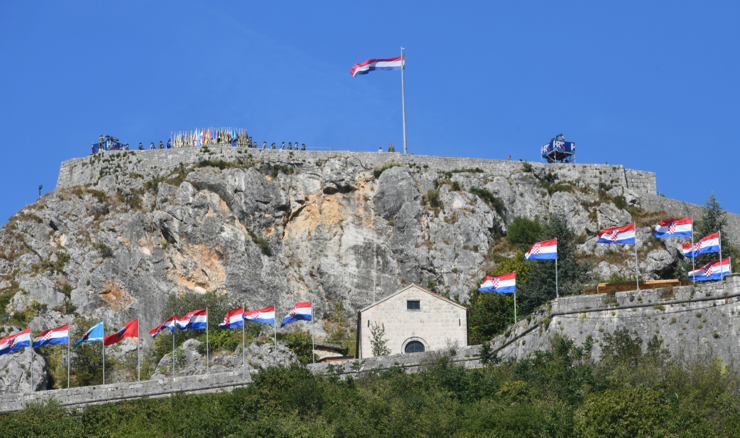 Kninska tvrđava, arhivska fotografija