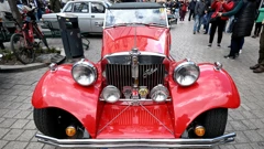 Izložba oldtimera na Europskom trgu u Zagrebu