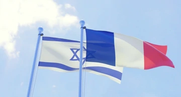 Zastave Izraela i Francuske