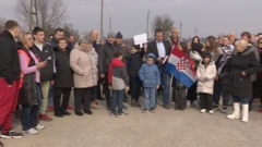 Prosvjed mještana Kloštar Ivanića