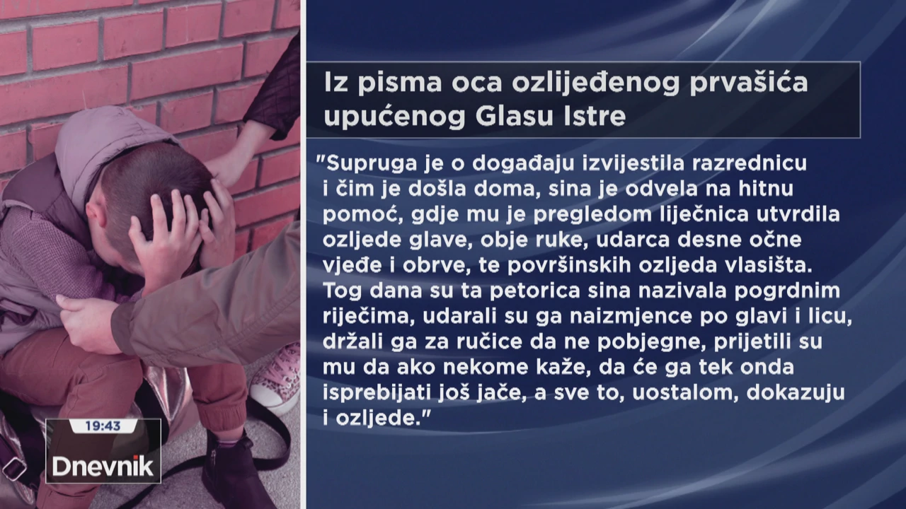 Iz pisma oca ozlijeđenog djeteta