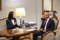 Svetlana Tihanovska i Gordan Grlić Radman , Foto: Matija Habljak /PIXSELL