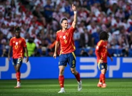 Fabian Ruiz nakon pogotka Hrvatskoja, Foto: Annegret Hilse/REUTERS