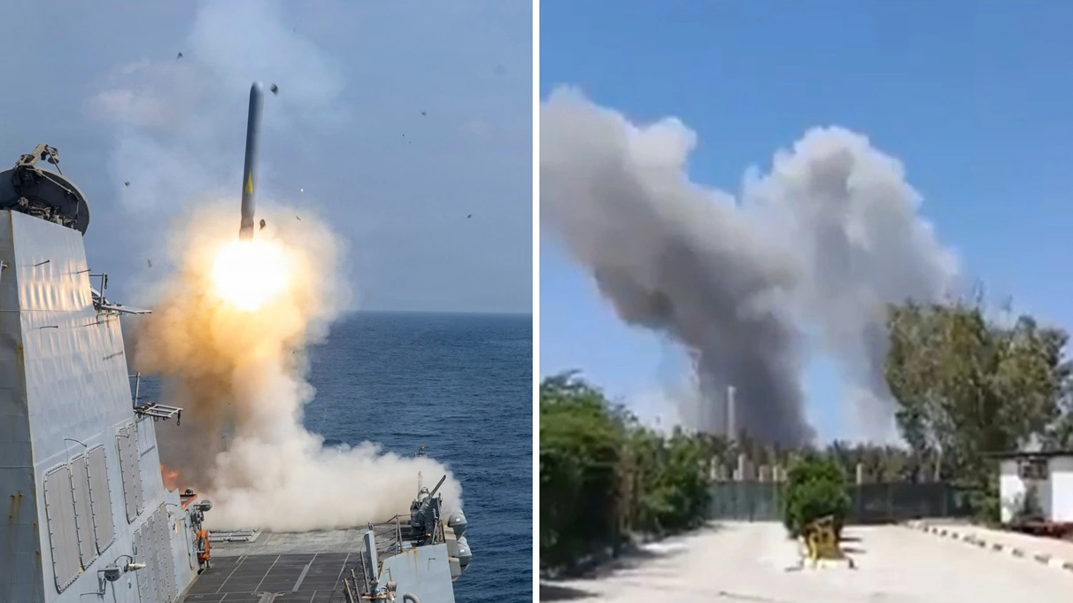 Lansiranje krstarećih raketa Tomahawk / Napad na otok Harg