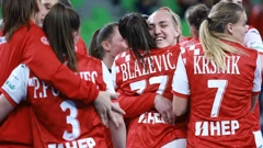 Slavlje hrvatskih rukometašica