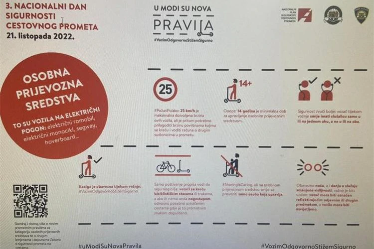 Upozorenje vozačima romobila