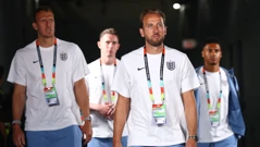 Harry Kane i Dan Burn uoči utakmice, Foto: Hannah Mckay/REUTERS