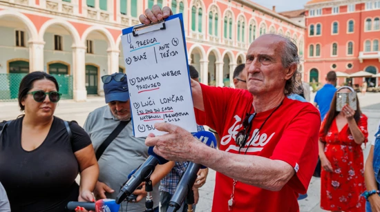 Protesta en Split 