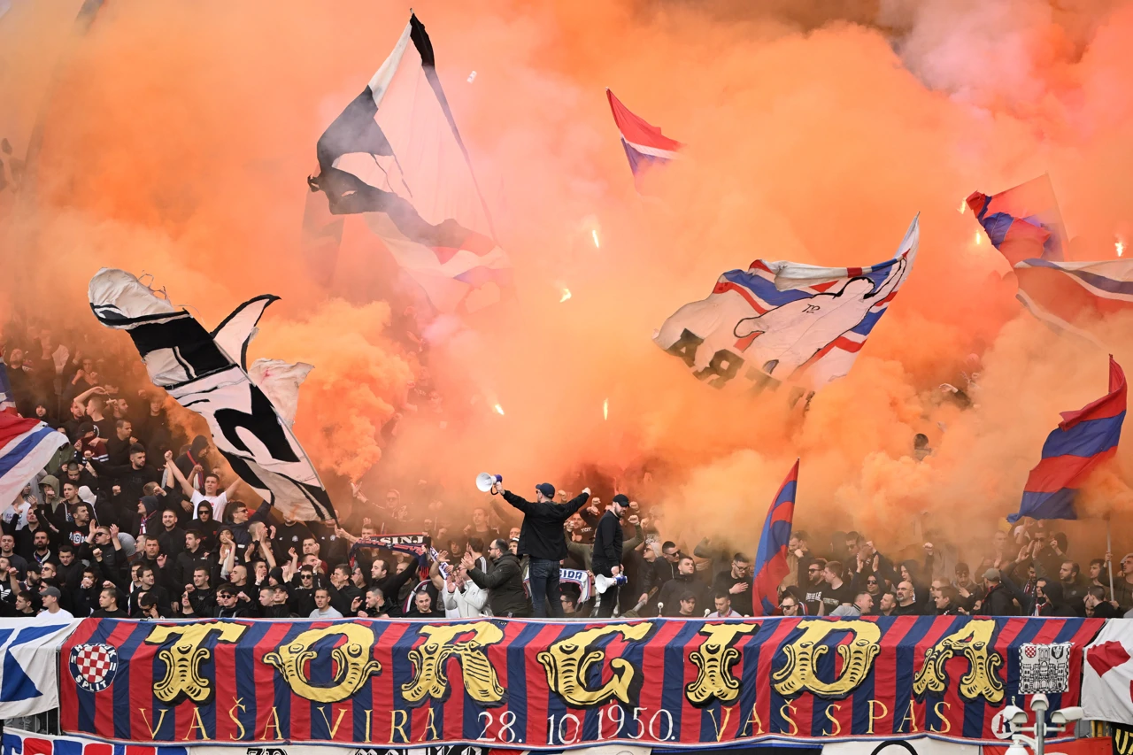 Bakljada Torcide, Foto: Ante Cizmic/CROPIX