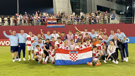 Slavlje hrvatske U17 reprezentacije