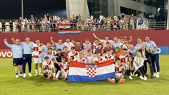 Slavlje hrvatske U17 reprezentacije