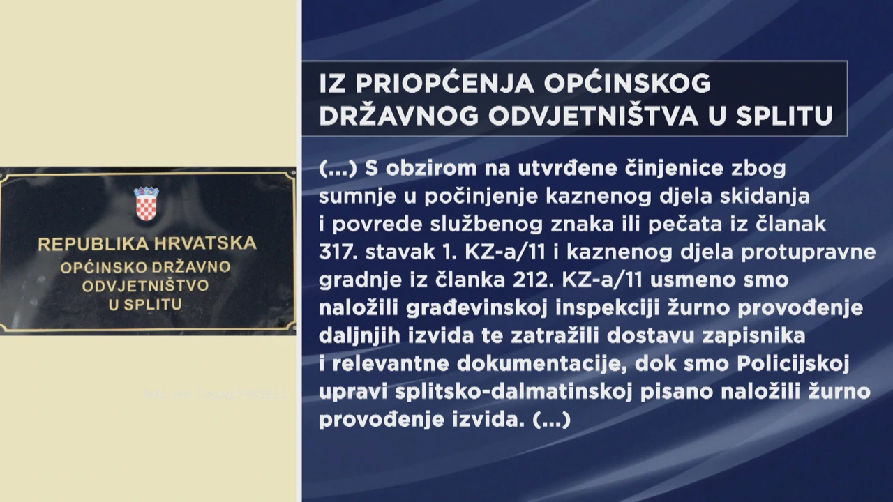Iz priopćenja Općinskog državnog odvjetništva u Splitu