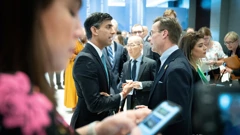 Rishi Sunak sa švedskim kolegom Ulfom Kristerssonom