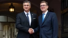 Kristen Mihal und Andrej Plenković