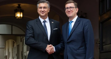 Kristen Mihal und Andrej Plenković