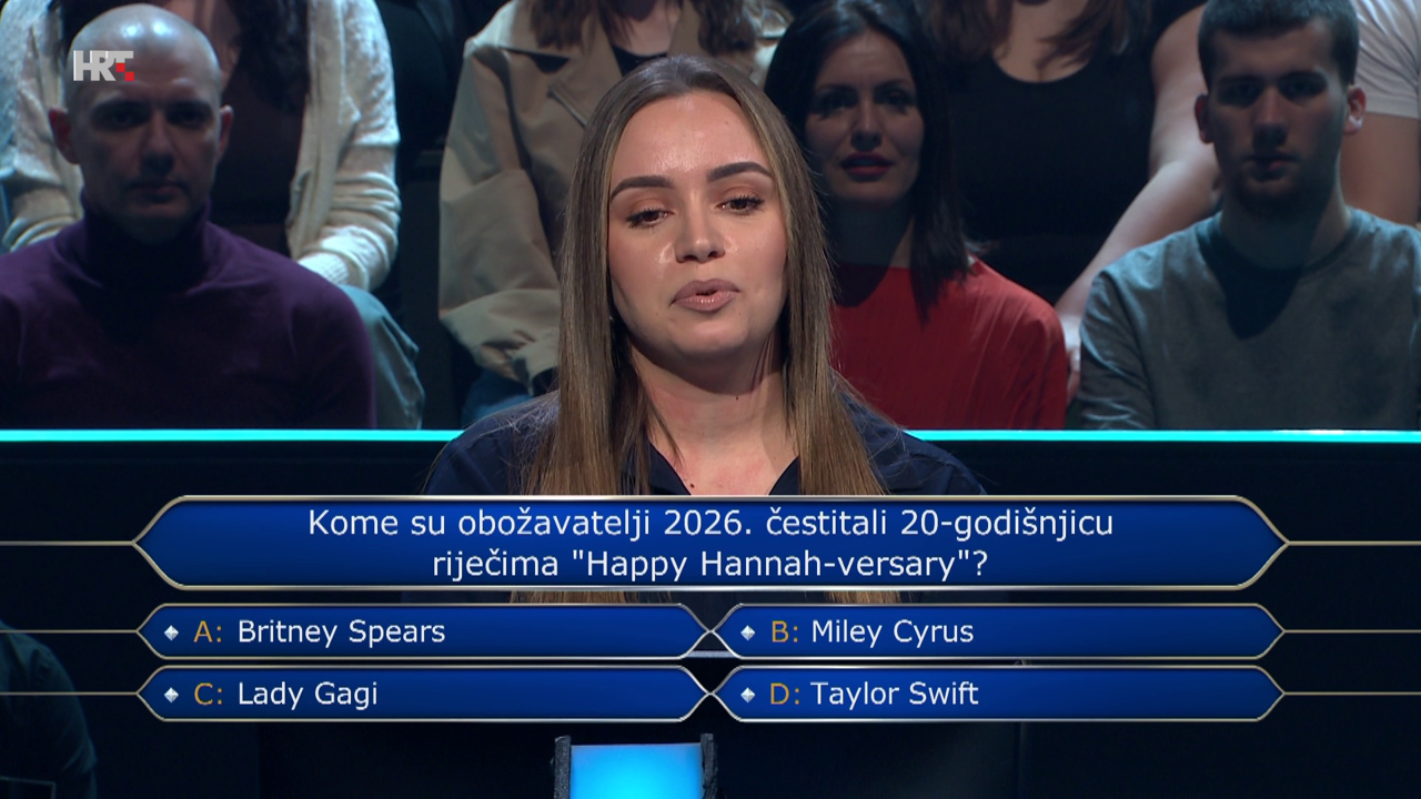Silvia Iva Miličević, Foto: Tko želi biti milijunaš?/HRT