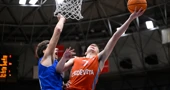 Luka Škorić (Cibona) i Luka Krajnović (Cedevita Junior)