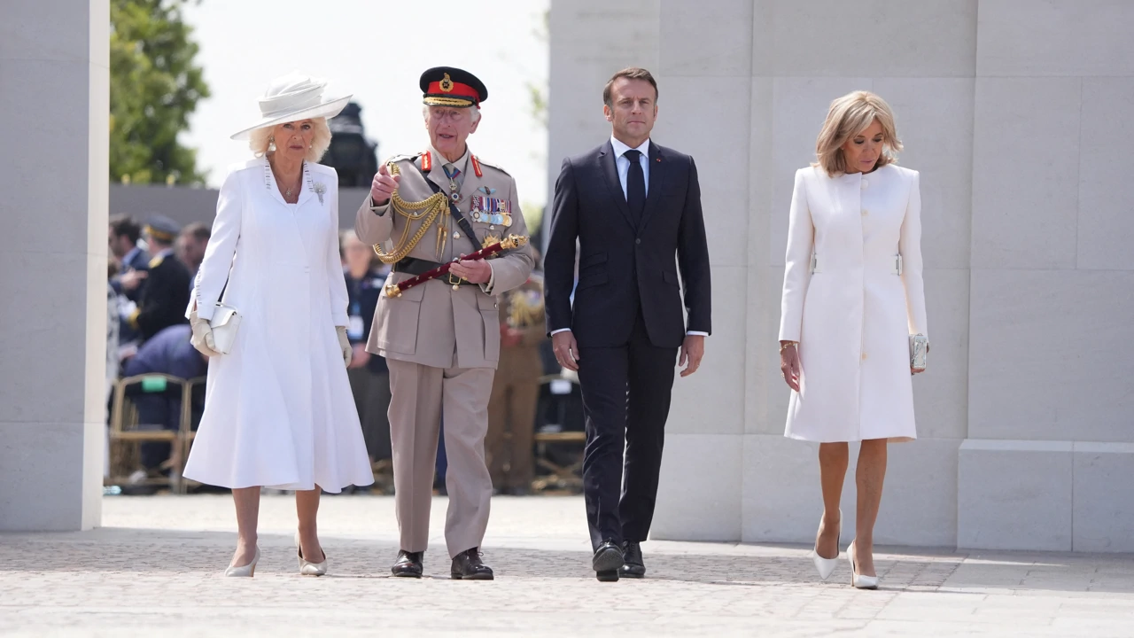 Kralj Charles i predsjednik Macron sa suprugama, Foto: Gareth Fuller/Reuters