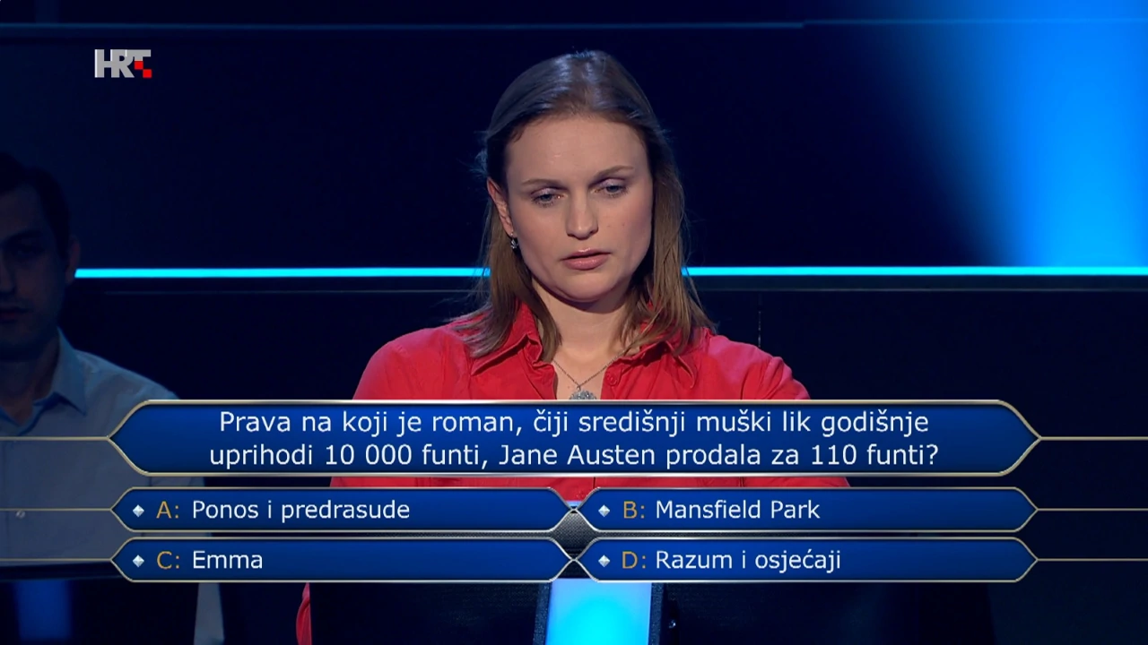Kristina Kajinić, Foto: Tko želi biti milijunaš?/HRT