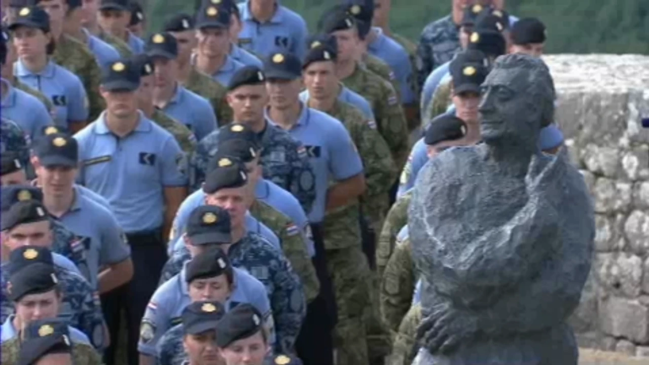 Kninu održana generalna proba, Foto: HTV/HRT