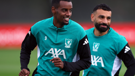 Alexander Isak i Mohamed Salah 